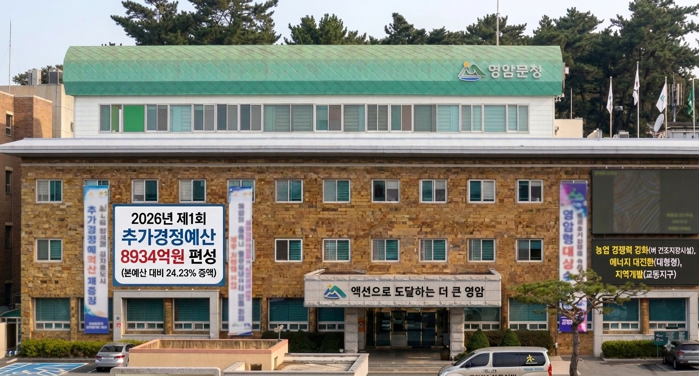 2026년 영암군 추가경정예산안 발표 관련 이미지